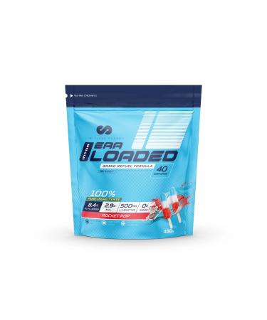 Limitless Pharma EAA Loaded | Intra Workout Essential Amino Acid Supplement | EAAs BCAAs L-Carnitine Electrolytes Sugar Free | Post Workout Muscle Recovery Energy Hydration | 40 Servings (Rocket Pop)