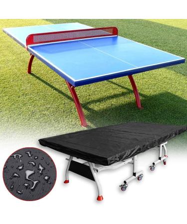 EDIONS Outdoor Table Tennis Table Cover  Waterproof and Dustproof Ping Pong Table Cover Breathable Polyester Protective Cover Can Be Used Indoors and Outdoors. Black onlytable Cover - Buy Online on SooperMarket.com