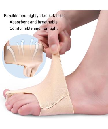 Bale Toe Bandage - Soft & Elastic Foot Pain Relief | Breathable Silicone Pads for Comfortable Sleep - Buy Online on SooperMarket.com