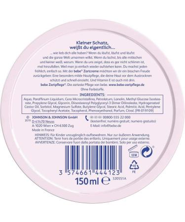 Bebe Zartcreme Baby Cream 150ml - Gentle Skincare for Your Little One - Buy Online on SooperMarket.com