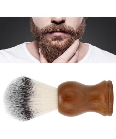 Professional Shaving Brush for Men - Wooden Handle Ideal for Home & Salon Use Perfect for All Beard Types - Buy Online on SooperMarket.com