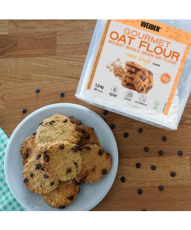 Weider Gourmet Oat Flour Cookie Dough 1.9kg - Whole Grain Protein Source with Low Sugar (Pack of 1) - Buy Online on SooperMarket.com