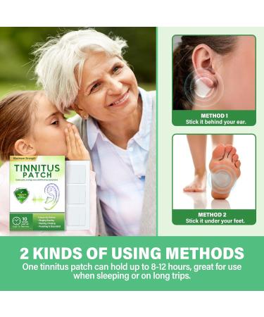 Natural Herbal Tinnitus Relief Patches - 48 Pcs - Improve Hearing & Relieve Discomfort - Buy Online on SooperMarket.com