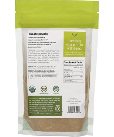 Banyan Botanicals Trikatu Powder - USDA Organic 8 oz - Digestive Support for Heavy Foods - Buy Online on SooperMarket.com