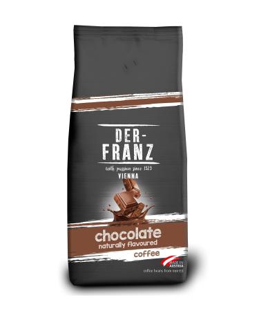 Der-Franz coffee flavoured with chocolate Arabica and Robusta coffee beans 1000 g chocolate 1 kg (1 pack)
