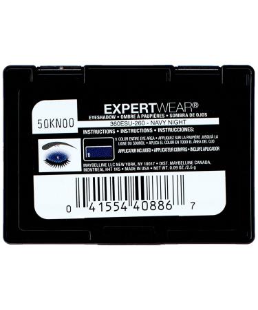 Maybelline New York Expert Wear Eyeshadow in Navy Night - 0.09 oz - Buy Online on SooperMarket.com