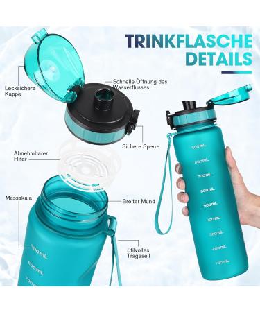 Buy Aoprel 1L Sport Drinking Bottle - Leak-Proof BPA-Free Ideal for Outdoor School & Camping - Buy Online on SooperMarket.com