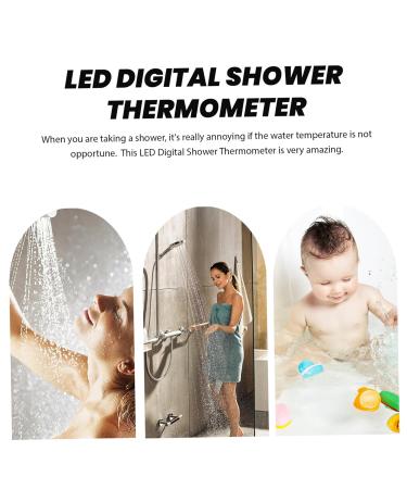 VOSAREA LED Thermometer Shower Head for Babies - Silver Medium | International Shipping Available - Buy Online on SooperMarket.com