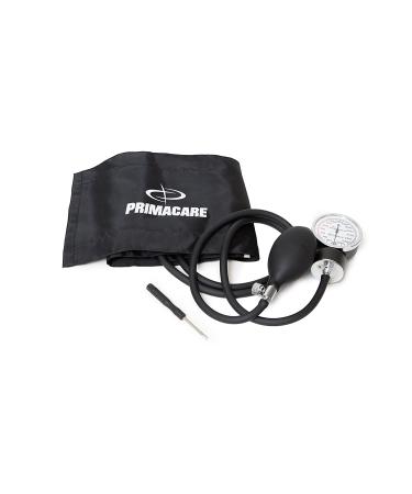 PRIMACARE Professional Classic Manual Blood Pressure Kit with Stethoscope - Adult Size, Emergency BP Monitoring Set in Portable Case - Black - Buy Online on SooperMarket.com
