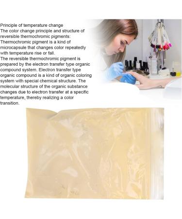DIY Thermochromic Powder No Radioactivity Color Changing Pigment Powder for Nail Shop for Beauty Salon for Home(Brown to yellow Reindeer) - Buy Online on SooperMarket.com