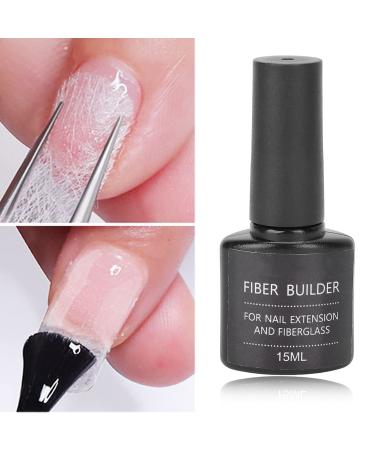 Fiberglass Kit 15ml Extension Gel and 10pcs Silk Fiberglass Nail Extensions for Women DIY NAKE ARTERBEBEKE Accessories