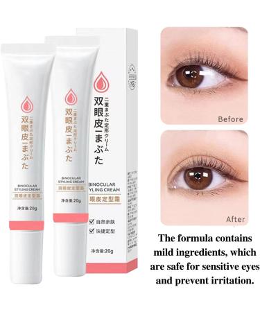 Double Eyelid Double Eyelid Shaping Cream Double Eyelid Styling Cream Long Lasting Invisible Double Eyelid Shaping Styling Cream Waterproof 2 Pieces - Buy Online on SooperMarket.com