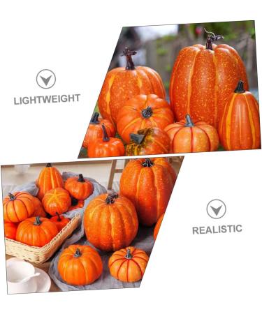 Warmhm 8pcs Halloween Decor Home Decor Autumn Decor Artificial Pumpkins Decor Photo Props Fall Photo Shoot Props Simulation Pumpkin Decor Scene Layout Adorn Ornaments Foam Cupboard - Buy Online on SooperMarket.com