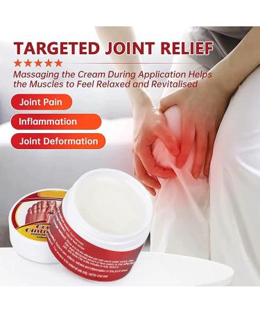 4Pcs Bunion & Joint Pain Relief Cream Set - Soothes Toe Stiffness, Gout, Cervical Spine & Knee Pain - Buy Online on SooperMarket.com