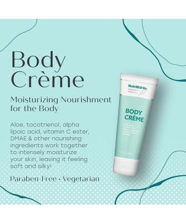 NutriBiotic Body Cr me 8 Fl Oz | Nourishing Skin Cream with GSE Aloe Vitamin C and More | Vegetarian & Paraben-Free - Buy Online on SooperMarket.com