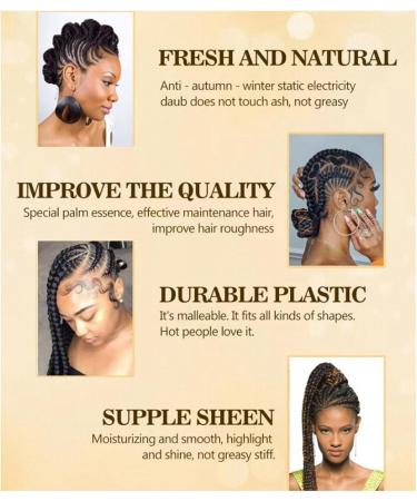 Joyeee Braid Gel Twist Lock Edge Control Gel for Hair Defining Curly Hair Favorite No White Residue Extreme Hold & Reduces Frizz for Braids Locs Twists Cornrows Wavy or Kinky Hair 113.5g Yellow-4oz - Buy Online on SooperMarket.com