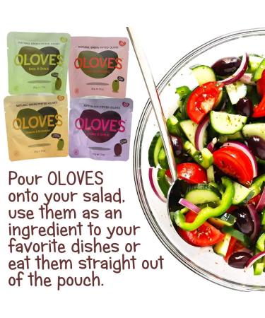Oloves Basil and Garlic 1.1oz (Pack of 10) - Delicious & Convenient Snack Packs - Buy Online on SooperMarket.com