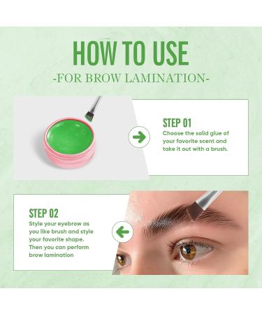 PERMANIA Lash Lift Balm Glue 0.35oz - Strong Viscosity and Water Solubility - Apple Scented - Buy Online on SooperMarket.com