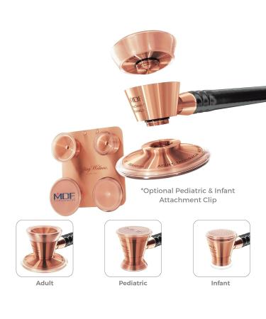 MDF Instruments Pediatric & Neonatal Attachments - Clip for ProCardial Titanium Stethoscope | Rose Gold - Buy Online on SooperMarket.com
