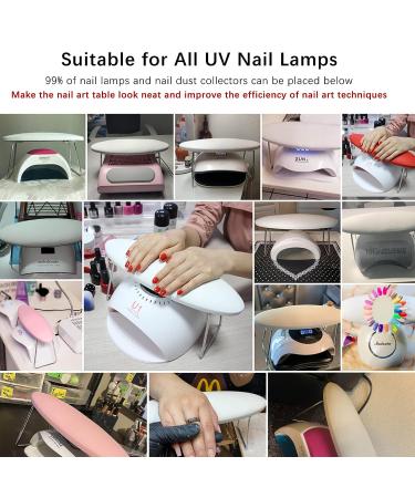 Nail Arm Rest - Professional Microfiber Leather Manicure Hand Cushion Stand in White - Buy Online on SooperMarket.com