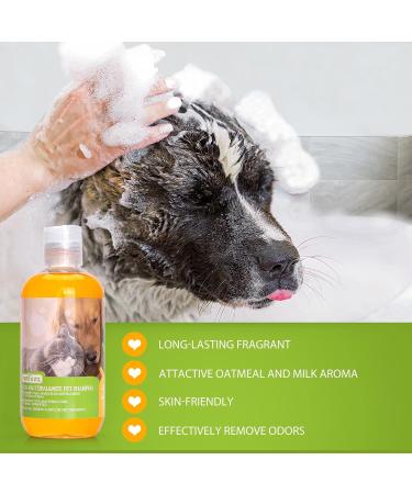 Nobleza Dog & Cat Shampoo | Anti-Itching Anti-Bacterial Sensitive Formula for Puppies & Kittens | 250ml Lemon Grass - Buy Online on SooperMarket.com