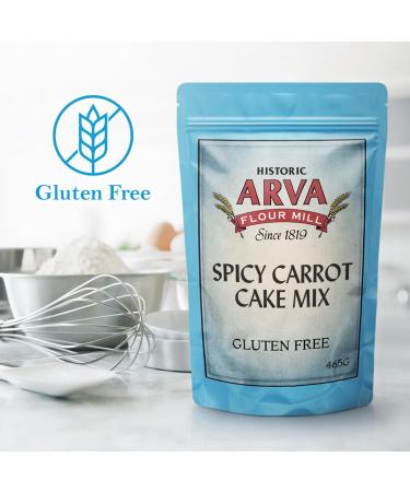 Gluten Free Carrot Cake Mix Spicy Carrot Cake Mix 435g - Makes a 9x9 Cake or 12 Cupcakes 100% GF Mix - Made in Canada by Arva Flour Mills - Buy Online on SooperMarket.com