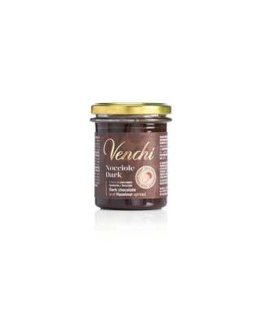 Venchi - Dark Chocolate and Piedmont Hazelnut Spread 7.05 oz - Gluten Free - Vegan