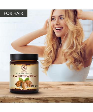 100% Pure Cold-Pressed Shea Butter 100g - Nourishing Karit Body Butter from Ghana for Face Body & Hair - Sheabzter - Buy Online on SooperMarket.com