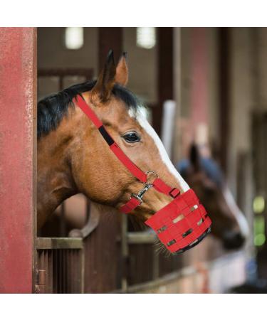 ERYUE Grazing Muzzle Horse Mouth Cover Equine Grass Muzzle Equestrian Equipment for Horse Pony Donkey - Buy Online on SooperMarket.com