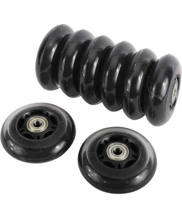 XMSound 8Pack Roller Blade Wheels | 70mm 82A & 76mm 84A Inline Skate Replacement Wheels with Bearings - Buy Online on SooperMarket.com