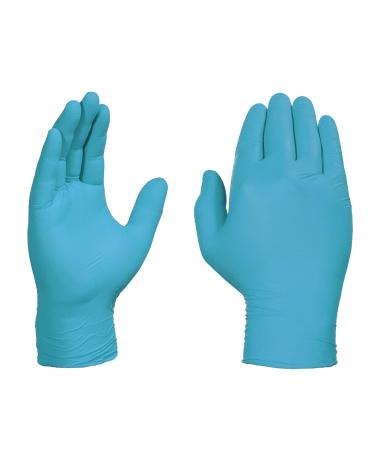3 mil Blue Nitrile Gloves - Small (Pack of 100) | Latex-Free, Chemo-Rated Disposable Gloves - Buy Online on SooperMarket.com