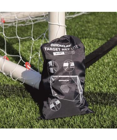 QUICKPLAY Target Net Lite with 5 Target Zones | Practice Shooting and Passing Accuracy | Soccer Goal Frame not Included 2) 8 x 5' - Buy Online on SooperMarket.com