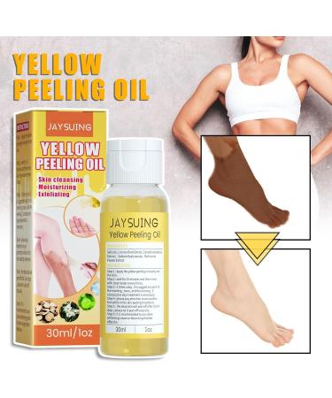 Yellow Peeling Oil Strong Peeling Oil Extra Peeling Oil Suitable for Dark Skin Body Face Dark Spots Brightening Complexion - Buy Online on SooperMarket.com