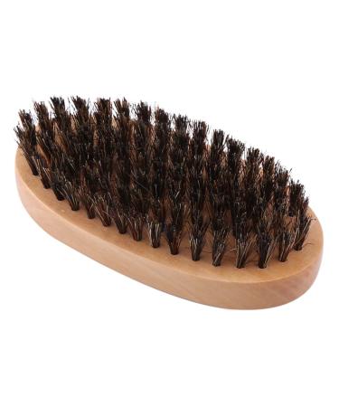 Bart care brush natural beard care ridgebrush men's beard brush bag-travel men's mustache brush suitable for all types of beard or mustache