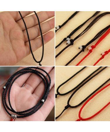 0.8mm Red Nylon Cord Thread for Chinese Knot Macrame Bracelet - Braided Rattail String - Buy Online on SooperMarket.com