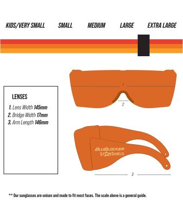 BluBlocker StarShield Fit Over Sunglasses | Scratch Resistant Lens | Blocks 100% Blue Light, UVA & UVB Rays | Retro Style | Gender Neutral | 2355K - Buy Online on SooperMarket.com