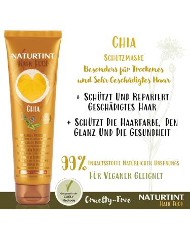 Natureint Chia Hair Mask | 99% Natural Protective Hair Mask for Damaged Hair | 150ml - Buy Online on SooperMarket.com