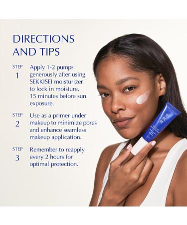 SEKKISEI Herbal UV Defense Gel SPF 40 - Broad Spectrum Sunscreen for Face 1oz - International Shipping Available - Buy Online on SooperMarket.com