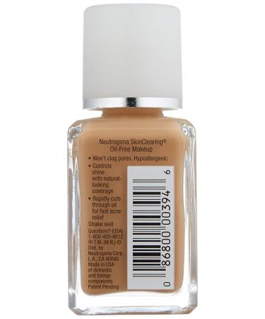 Neutrogena Skin Clearing Liquid Makeup Honey Beige 110 - 1 fl oz - Buy Online on SooperMarket.com
