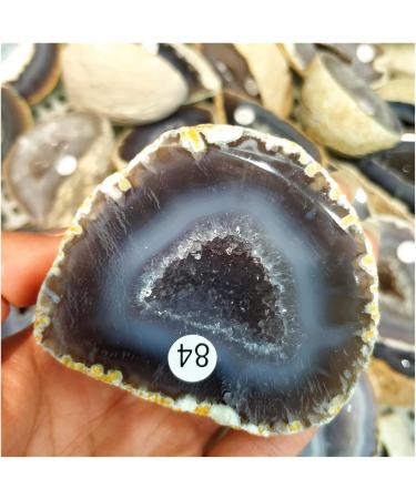 Natural Original Raw Agate Crystal Geode Cutting Hole Feng Shui DecorEnergy Stone Specimen Craft Collectibles Decoration Stone Collection (Size : 150-200g a Piece) - Buy Online on SooperMarket.com