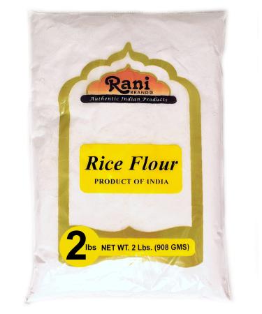 Rani Rice (White) Flour 32oz 2lbs() 908g  All Natural | Gluten Friendly | Vegan | NON-GMO | Indian Origin 2lbs (32oz)