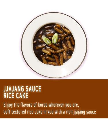 Yopokki Jjajang Tteokbokki Pack - Korean Instant Retort Rice Cake with Jjajang Sauce (Pack of 2) | Korean Snack - Buy Online on SooperMarket.com