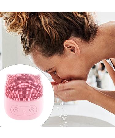 Jomewory Silicone Face Scrubber Penguin Shape Electric Facial Cleansing Brush - Rechargeable Face Wash Brush Waterproof Face Exfoliator for Deep Cleaning Skin Pink - Buy Online on SooperMarket.com