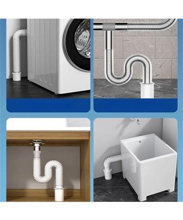 Upgraded Drainages Solution Washing Machines Seal Rubber Drainages Seal Rings for Blocking Odors & Obstructions Drain Seal White 60 to 65mm - Buy Online on SooperMarket.com