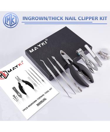 Ingrown Toenail Clippers Kit - Surgical Grade Pedicure Tool for Seniors/Adults - Buy Online on SooperMarket.com