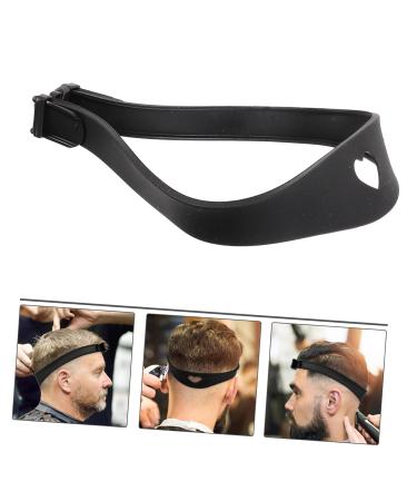 Silicone Hair Band & Cutting Guide Tool - Hair Trimming Template for Fade & Shaping | 56x4cm Black - Buy Online on SooperMarket.com