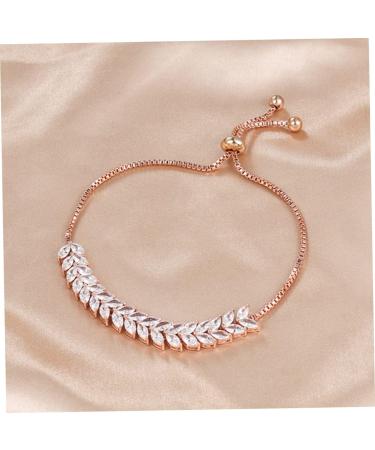PACKOVE High-end Simple Bracelet Adjustable Bracelet Metal Bracelets Enamel Teakettle World Map Wall Clock Crystal Bracelet Tennis Wristband Bracelets for Girls Accessories Zircon Wedding - Buy Online on SooperMarket.com