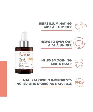 Eau Thermale Av ne Vitamin Activ Cg Radiance Concentrated Serum for radiance dark spots anti-wrinkles Vitamin Cg - Buy Online on SooperMarket.com