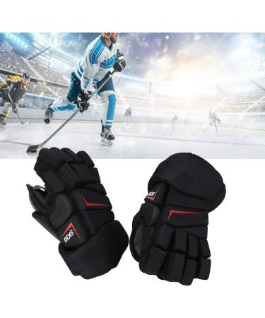 LUQEEG Ice Hockey Gloves - Breathable Lacrosse Gloves with Finger Protection | 10 Inches Nylon & EVA Foam for Players - Buy Online on SooperMarket.com
