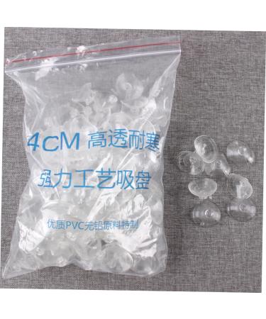 ABOOFAN Transparent Sucker Cup 140pcs Wedding Ornaments Suckers to Window Vacuum Cups Suction Universal Glass Sucker Door DIY 4*4CM As Shown - Buy Online on SooperMarket.com